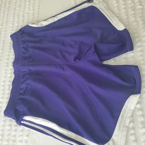 Large Adidas Purple Athletic Shorts